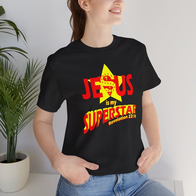 Jesus is my Superstar, bible verse T Shirt (Skapare uppladdad)