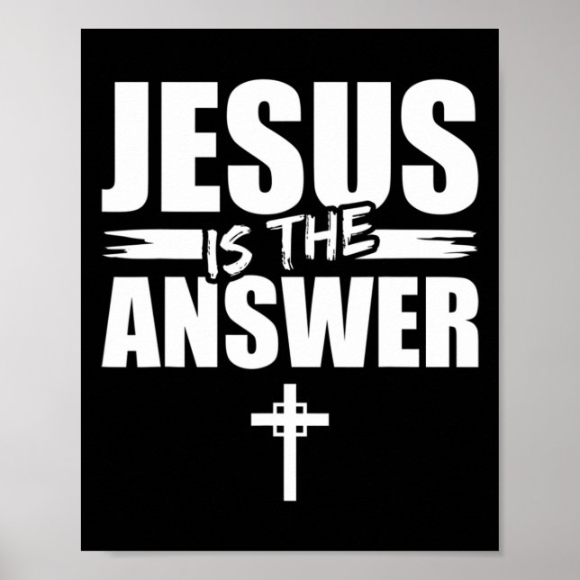Jesus Is The Answer Jesus T-ShirtAre you a Patriot Poster (Framsidan)