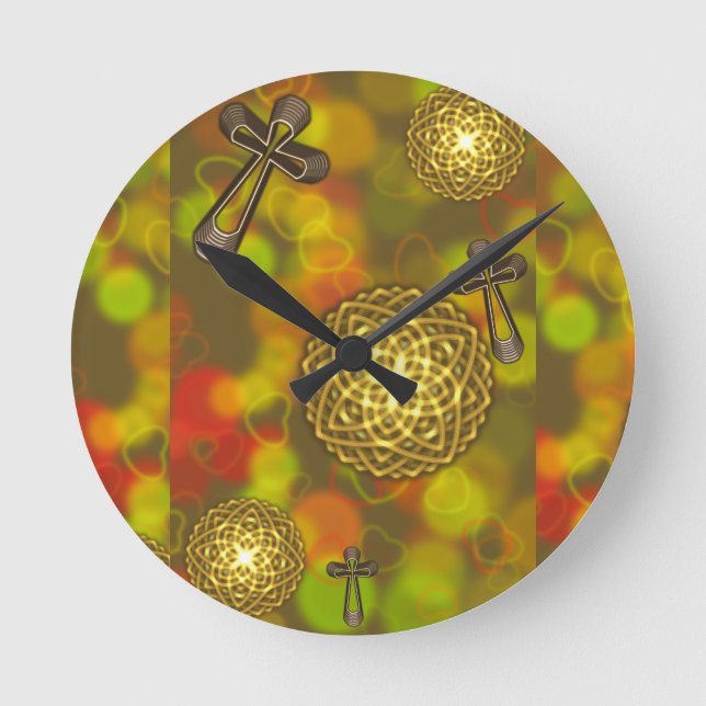 Jesus is the light that I seek  Rund Klocka (Framsida)