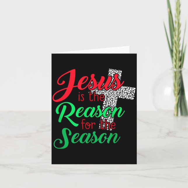 Jesus Is The Reason For The Season Christian Chris Kort (Framsida)