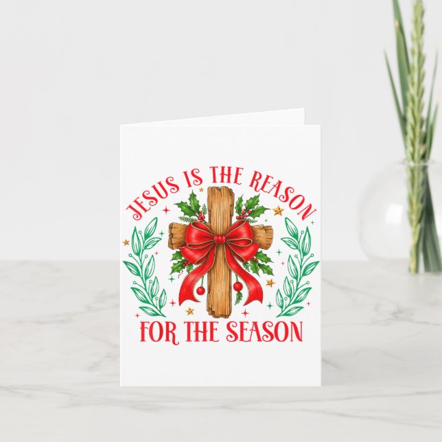 Jesus Is The Reason For The Season Christmas Chris Kort (Framsida)