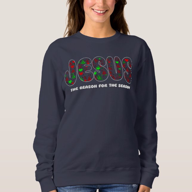 Jesus is the Reason for the Season  T Shirt (Framsida)