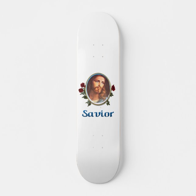 Jesus is the savior skateboard bräda 19,5 cm (Framsida)
