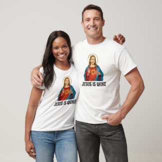 JESUS IS WOKE WWJD T SHIRT