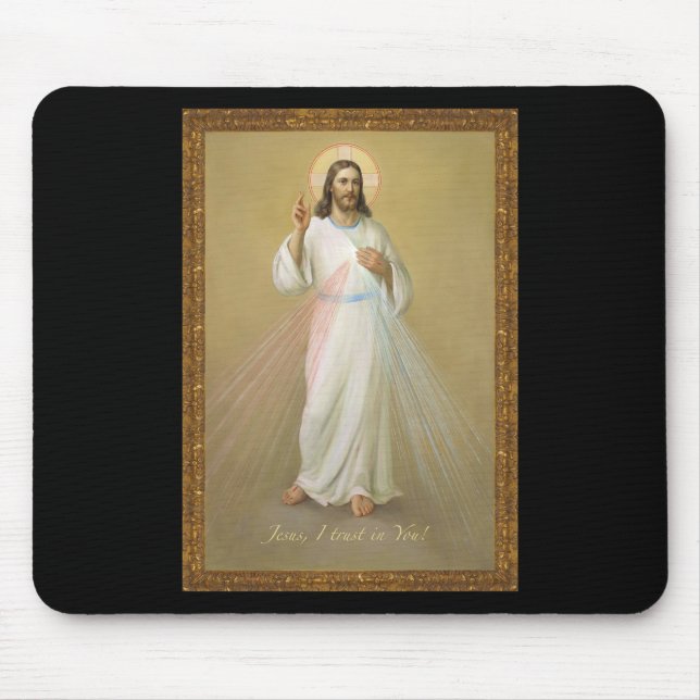 Jesus, jag litar på dig musmatta (Framsidan)