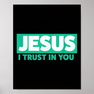 Jesus, jag litar på dig poster