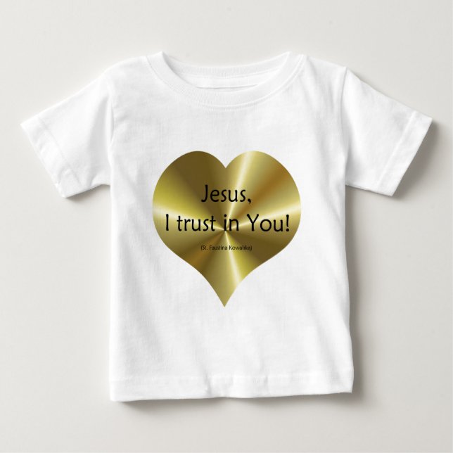 Jesus, jag litar på dig tee shirt (Framsida)