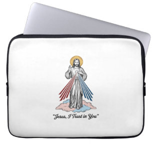 Jesus jag litar på dig Vintage gravering T-shirt D Laptop Fodral
