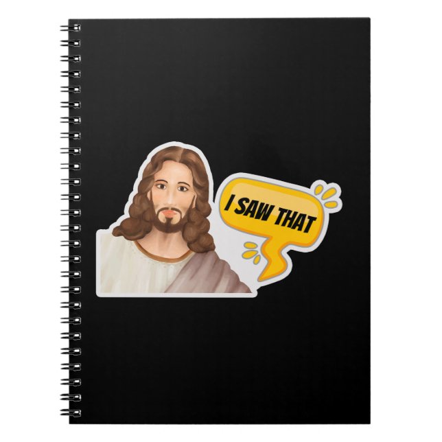Jesus, jag såg det anteckningsbok (Framsidan)