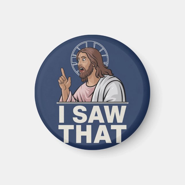 Jesus jag såg det magnet (Framsidan)