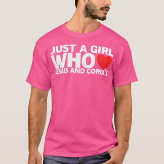 Jesus Jesus Corgi Älskare Hund älskare Pet Kärlek T Shirt