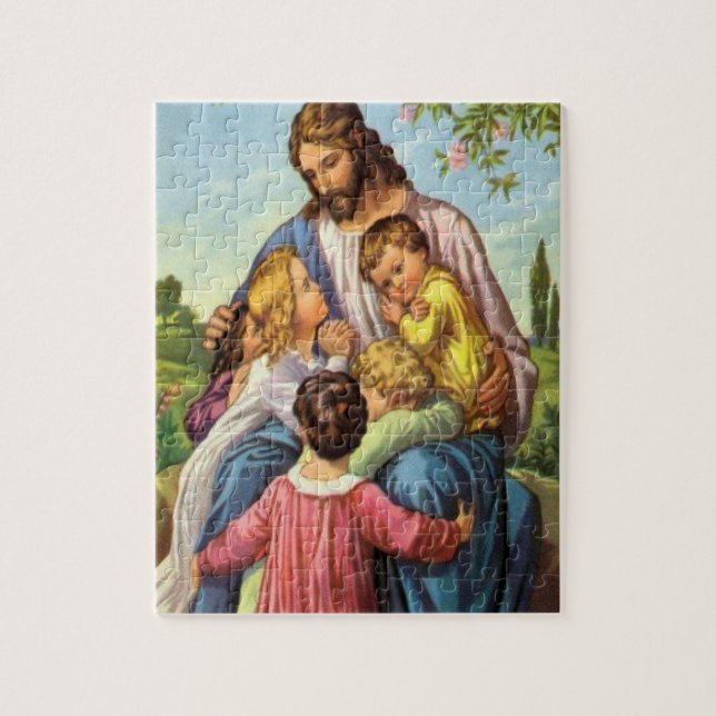 Jesus Jigszle Puzzle Pussel (Vertikal)