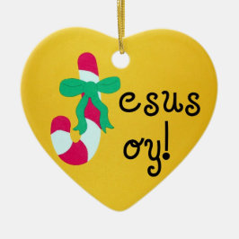 Jesus Joy! Julgransprydnad Keramik