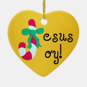 Jesus Joy! Julgransprydnad Keramik