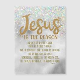Jesus jul med Isaiah Bible Verse