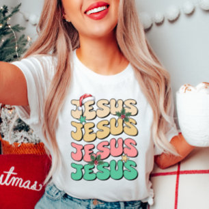 Jesus jul T-Shirt Colorful