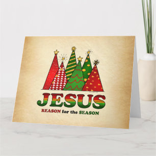 Jesus Julgranar Kort