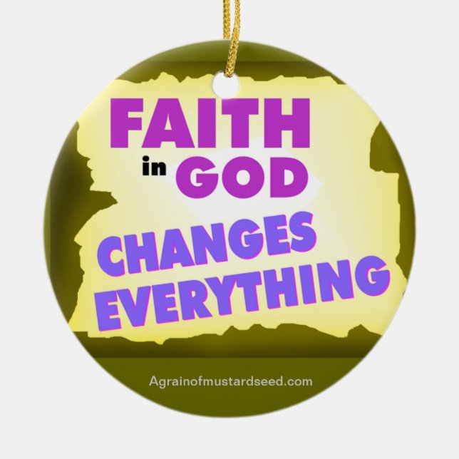 Jesus Julgransprydnad Keramik (Framsidan)