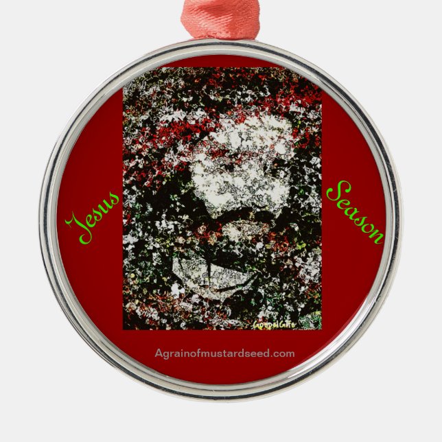 Jesus Julgransprydnad Metall (Framsidan)