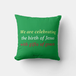 Jesus Julinspiration Dekorativ kudde