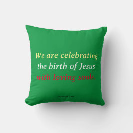 Jesus Julinspiration Dekorativ kudde