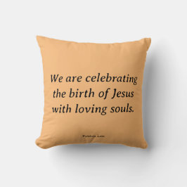Jesus Julinspiration Dekorativ kudde