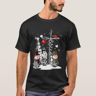 Jesus Julsäsong Faith Kärlek Snögubbe Christia T Shirt
