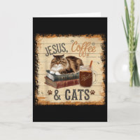 Jesus Kaffe Katter Roligt Sött Design Jesus-anhäng
