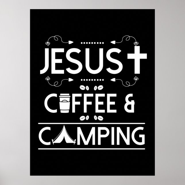 Jesus kaffe och kampanj poster (Framsidan)