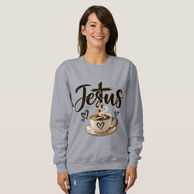 Jesus & kaffefantast  t shirt (Hel framsida)
