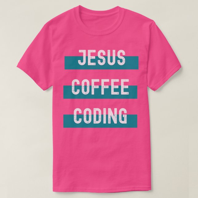 Jesus kaffekod t shirt (Design framsida)