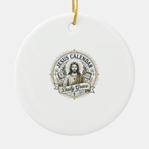 Jesus kalender daglig nåd Jesus kalender daglig nå Julgransprydnad Keramik