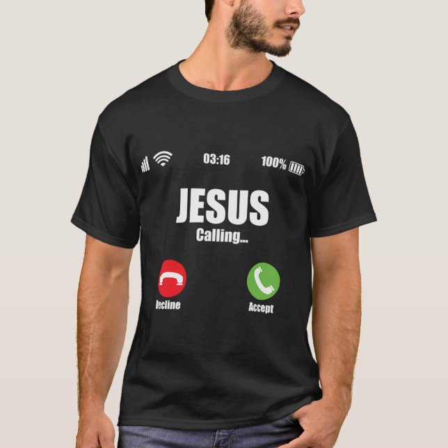 Jesus kallar det shirt Christian Kor Modern Beli T (Framsida)