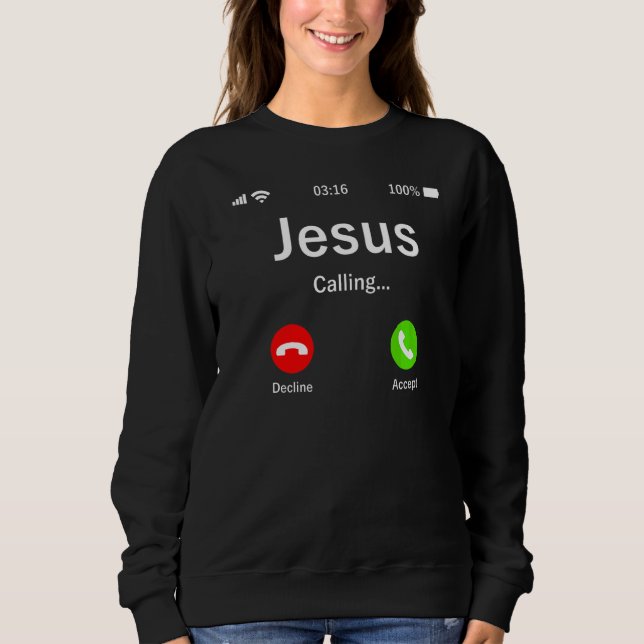 Jesus kallar sig kristen t shirt (Framsida)