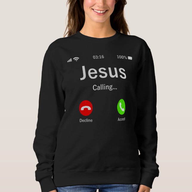 Jesus kallar sig kristen t shirt (Framsida)