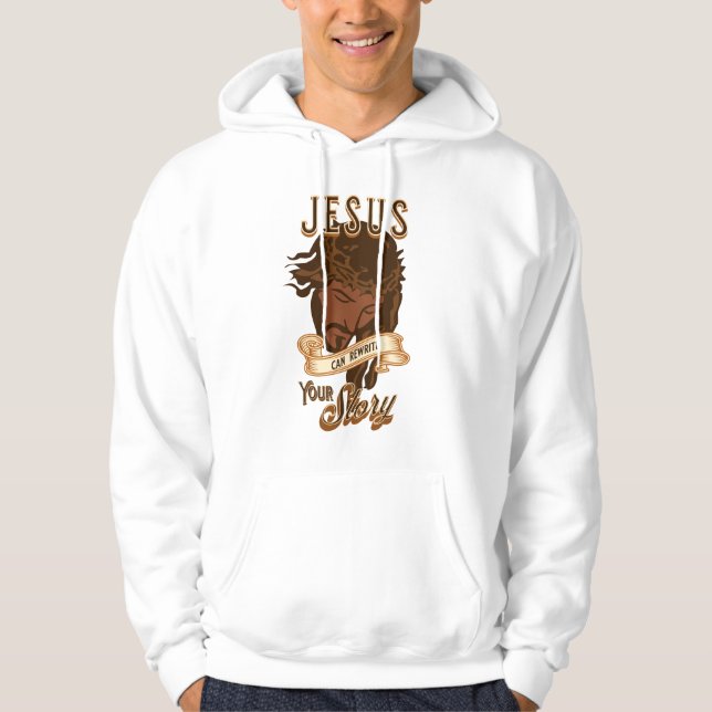 Jesus kan skriva om din artikel hoodie (Framsida)