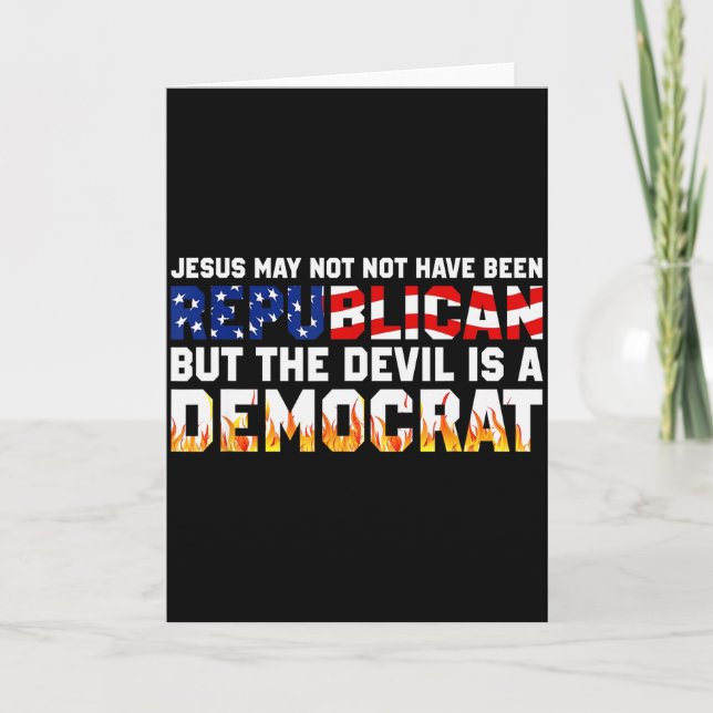 Jesus kanske inte har varit republikan men djävule kort (Framsida)