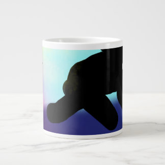 Jesus kärlek all hjärta jumbo mugg