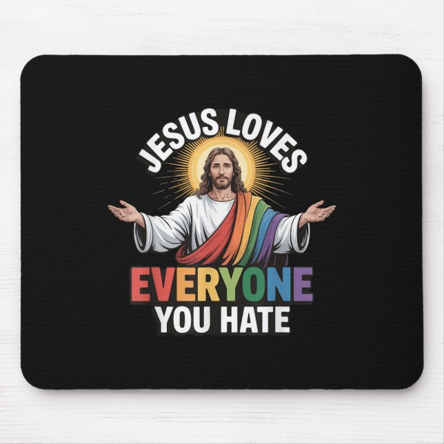 Jesus Kärlek Alla du hatar Musmatta (Framsidan)
