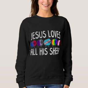 Jesus Kärlek alla hans fjällande kristna shBT-Q-pr T Shirt