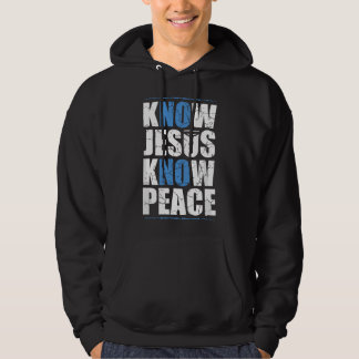 Jesus Kärlek Bibeln Känn Jesus Känn Fred Ingen Jes Hoodie