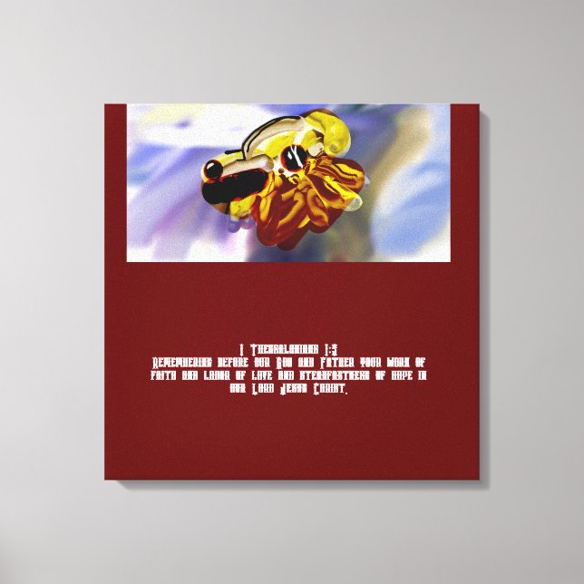 Jesus kärlek canvastryck (Framsida)