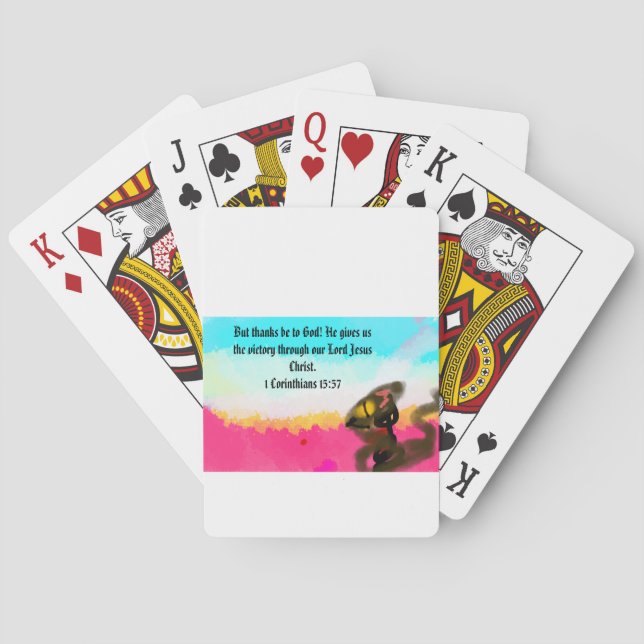 jesus kärlek  casinokort (Baksidan)