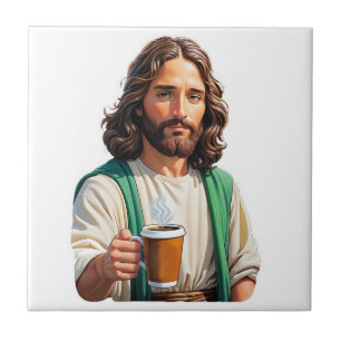 Jesus Kärlek Coffee Long Kakelplatta