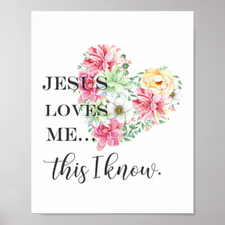 Jesus kärlek, det här vet jag poster