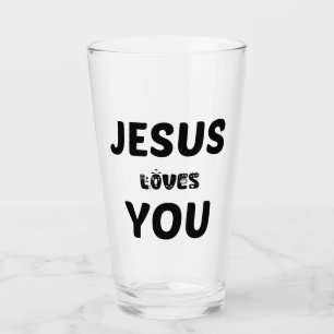 JESUS KÄRLEK DIG GLASKOPP