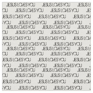 Jesus Kärlek Din svarta bläckstråle Tyg
