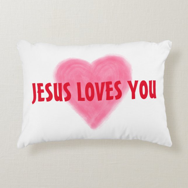 JESUS KÄRLEK DU accent Pillow Prydnadskudde (Framsidan)