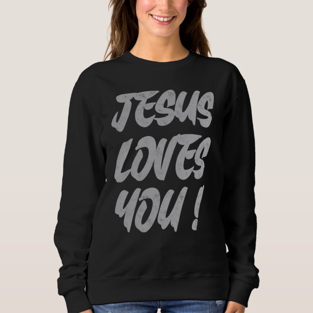 Jesus Kärlek, du är kristen Tee Jesus Bible L (Framsida)