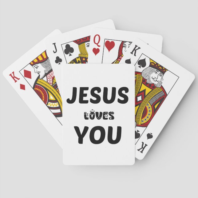 JESUS KÄRLEK DU CASINOKORT (Baksidan)